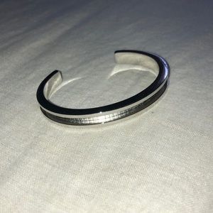 Silver Hair Tie Bracelet